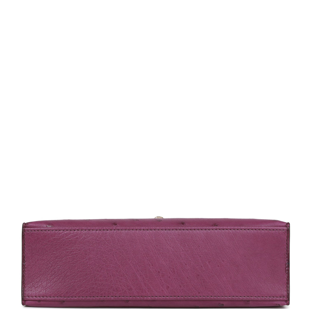 Hermès Anemone Swift Leather Kelly Pochette Bag with Gold Hardware