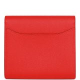 Red Hermes Epsom Constance Compact Wallet – Designer Revival