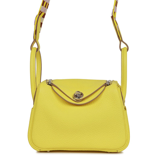 Hermès Constance 18 In Lime Swift Leather With Gold Hardware in Yellow