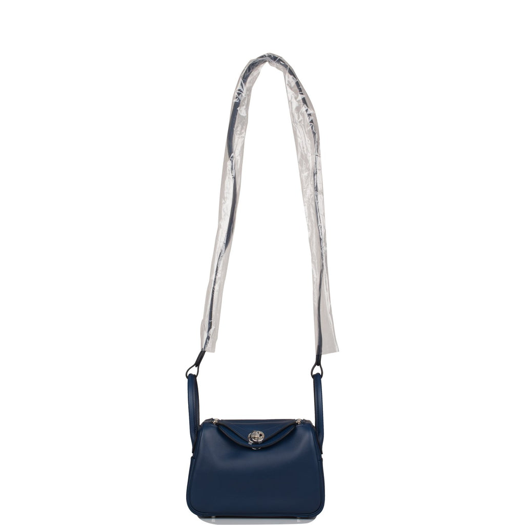 Hermes Royal Bleu Lindy 20 Mini Swift Bag – The Closet
