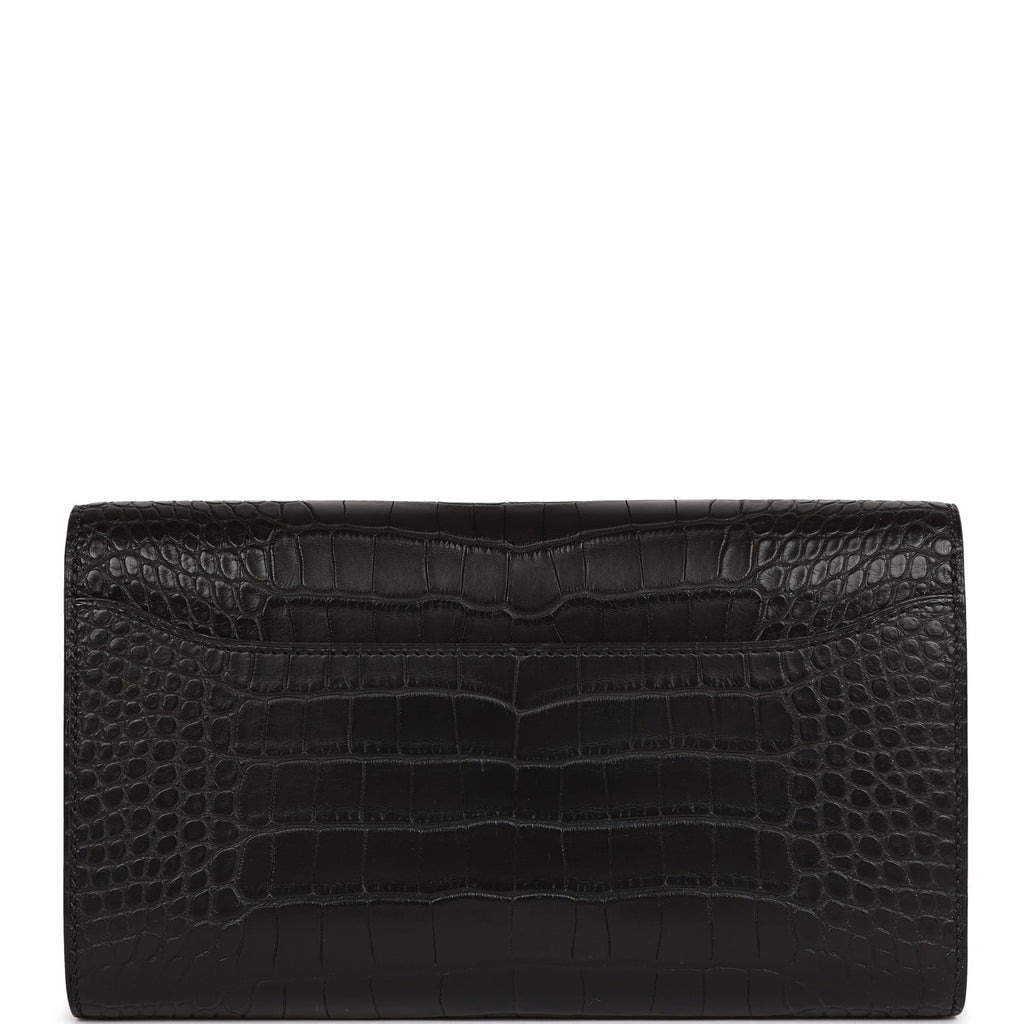 Constance alligator wallet Hermès Black in Alligator - 16769991