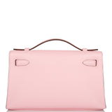 Hermès Rose Pourpre Mini Kelly Pochette of Swift Leather with