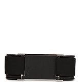 Hermes Geta Black Chevre Palladium Hardware