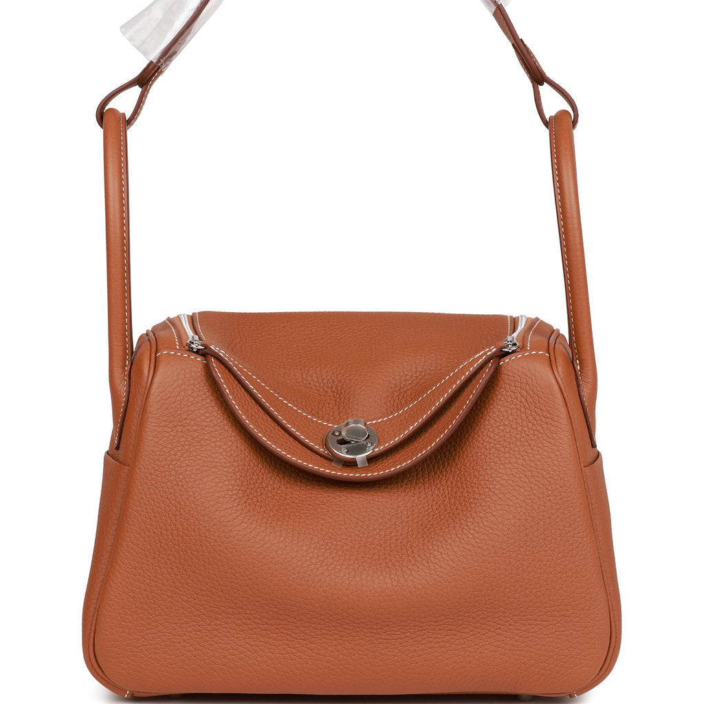 Hermes Lindy 26 Gold Clemence Palladium Hardware – Madison Avenue Couture