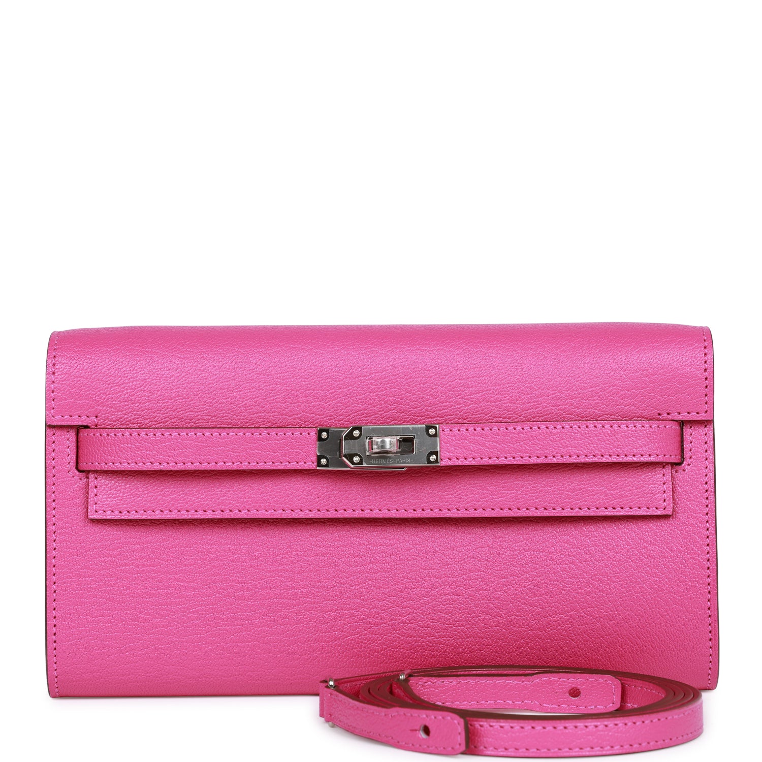 Hermes Kelly Wallet To Go Magnolia Chevre Palladium Hardware – Madison ...