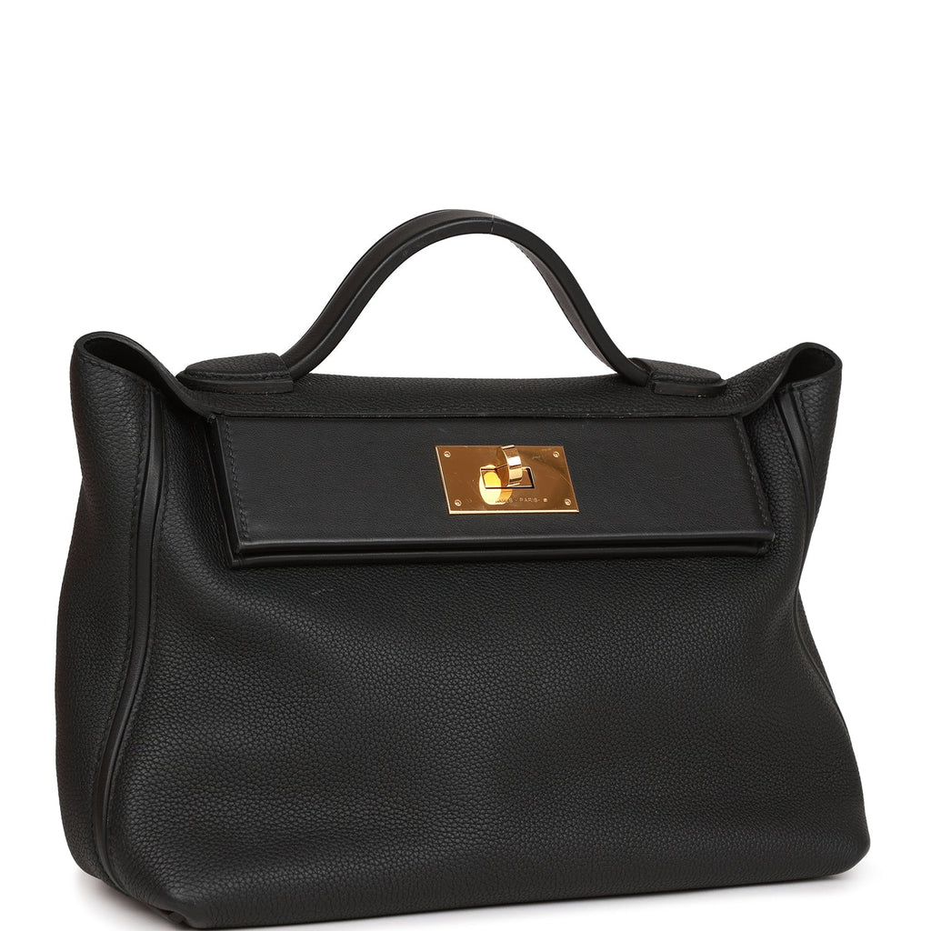 Hermès Birkin Pochette Backpocket Black Togo with Gold Hardware
