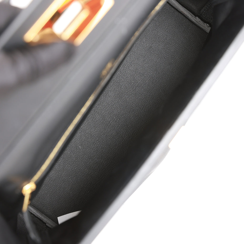 Hermès 24/24 29 Etain Swift and Togo Leather Gold Hardware