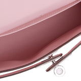 Hermes Rose Sakura Kelly Pochette Bag Swift Palladium Hardware - Chicjoy