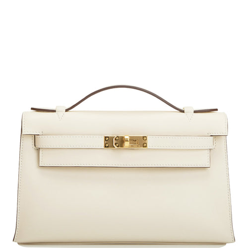 Hermes Kelly Pochette Nata Swift Gold Hardware