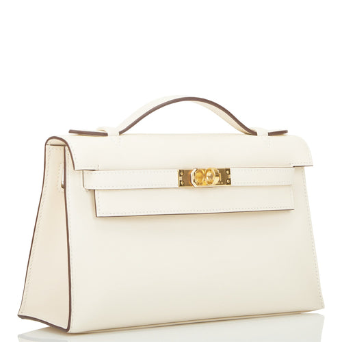 Hermes Kelly Pochette Nata Swift Gold Hardware
