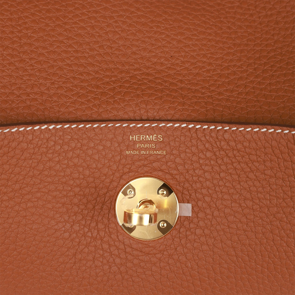 Hermes Lindy 26 Gold Clemence Gold Hardware