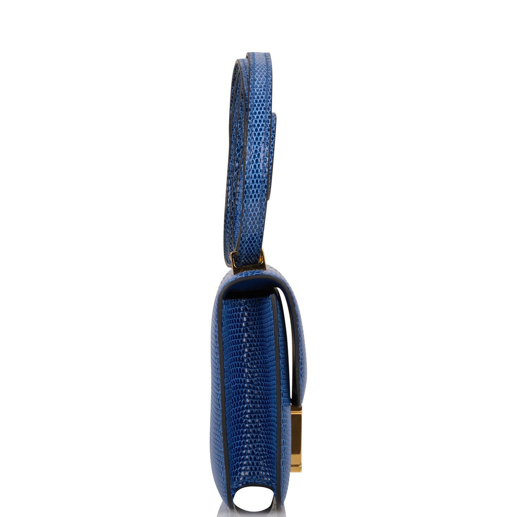 Hermès Alligator Micro Constance 14 - Blue Mini Bags, Handbags - HER234197