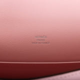 Hermes Kelly Pochette Rose Sakura Swift Palladium Hardware