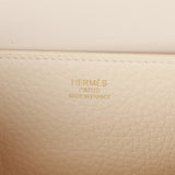 Hermes Halzan 25 Nata Clemence Gold Hardware