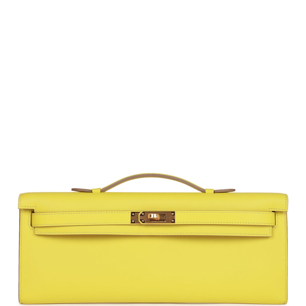 Hermes Lime Kelly Cut Swift Gold Hardware - Chicjoy