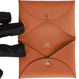 Epsom Leather Calvi Cardholder DIY Kit | DIY Wallet Kit - POPSEWING Orange