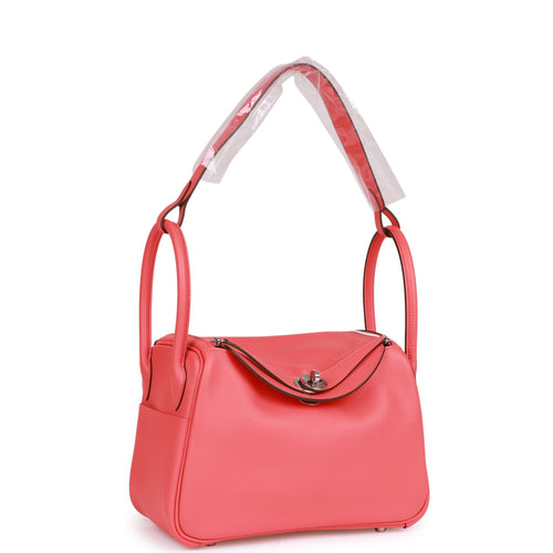 Hermès Evelyne Rose Tyrien Chèvre Long Wallet Palladium Hardware, 2011, Pink Womens Handbag