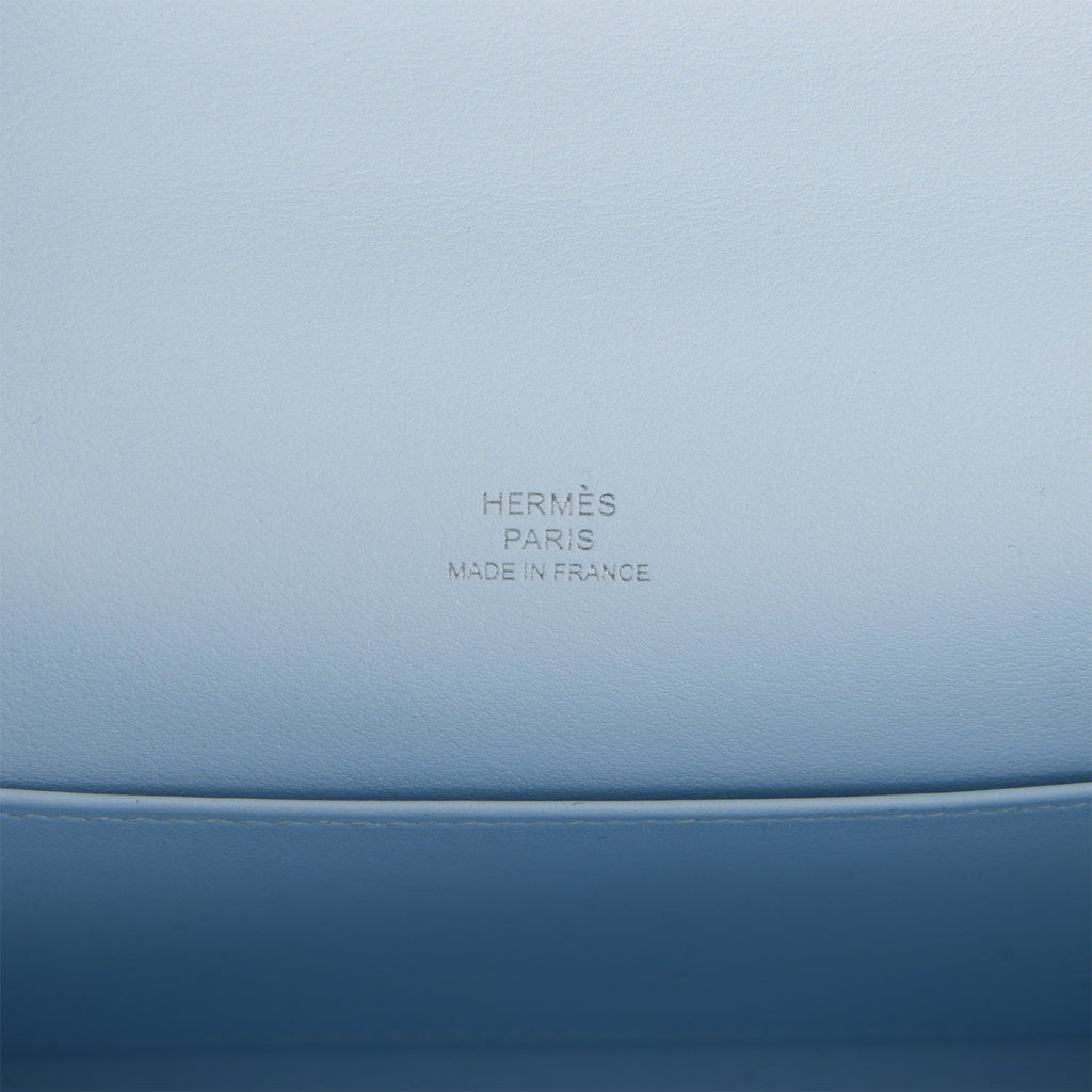 Hermes Kelly Pochette Blue Electric Swift PHW #O SKC1216 – LuxuryPromise