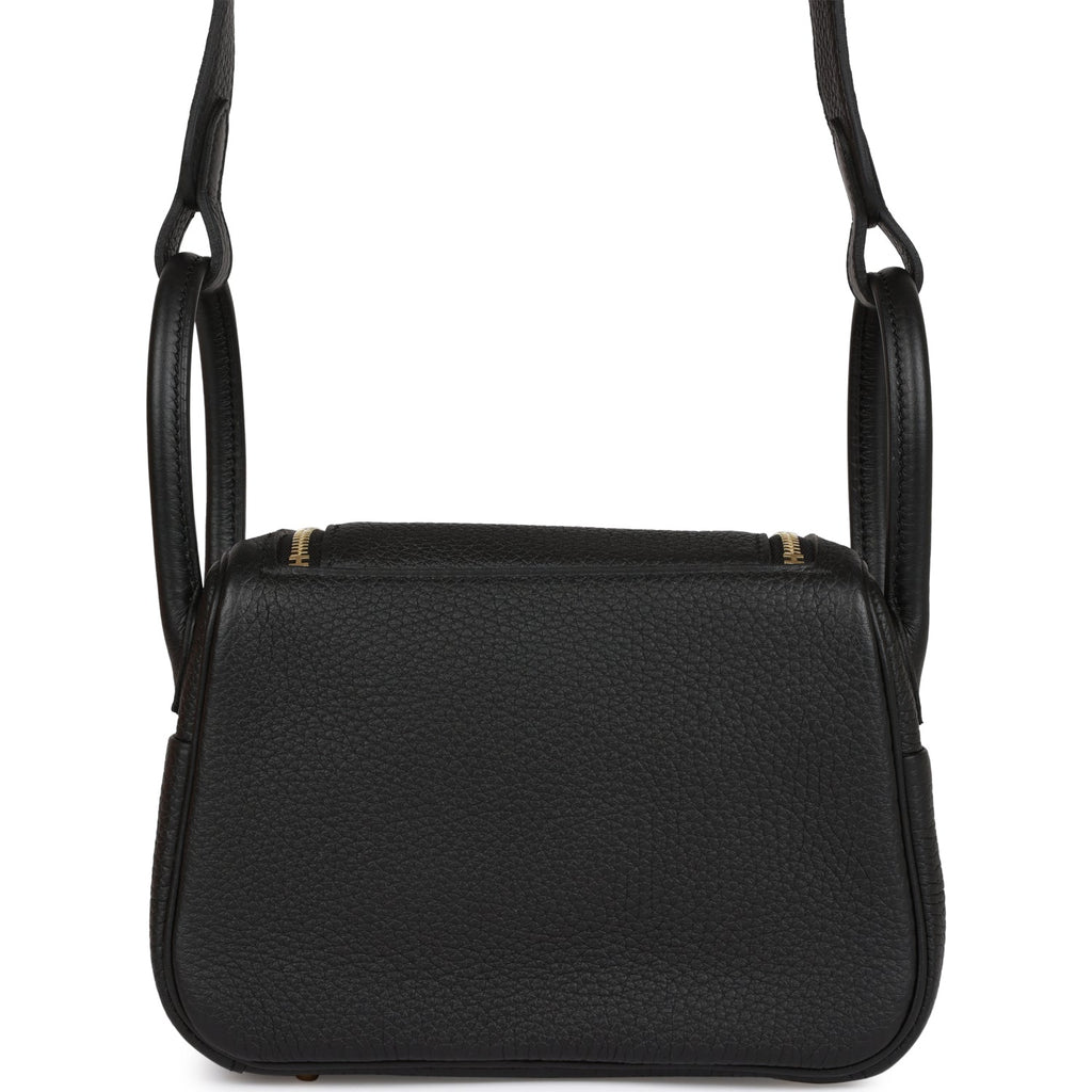 HMS Lindy Mini Clemence Bag Black For Women, Womens Handbags