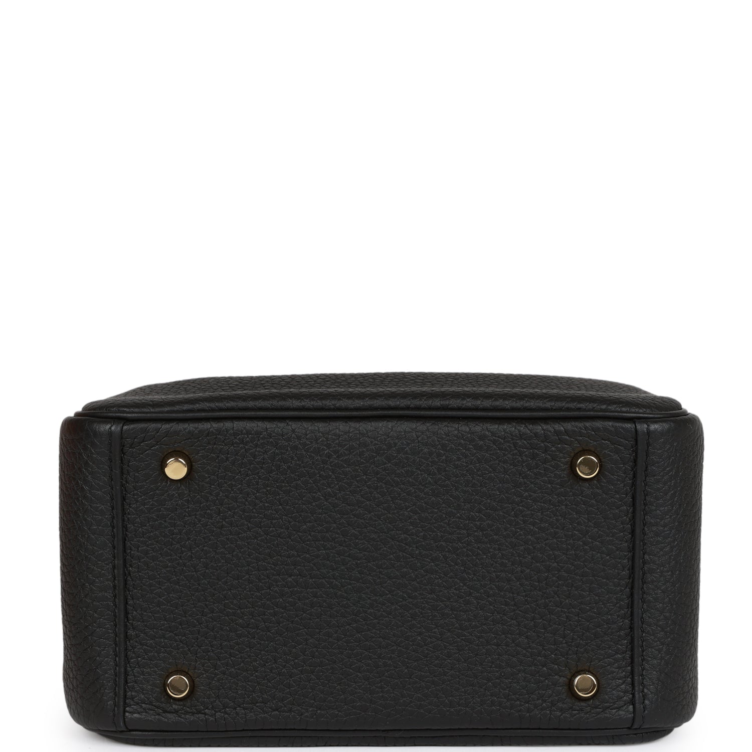 HERMES 25S MINI LINDY 19 IN BURNT ORANGE CALFSKIN GOLD HARDWARE