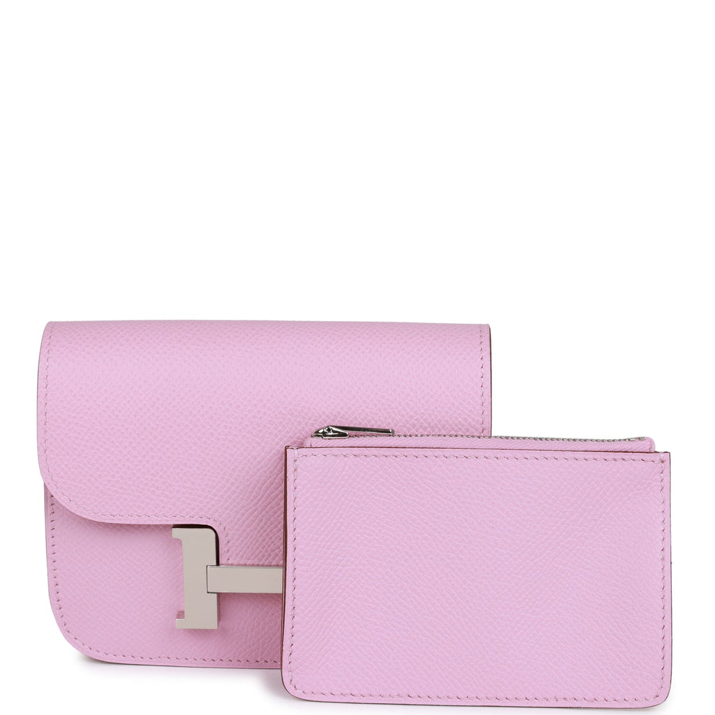 Hermès Constance 18 In Mauve Sylvestre Epsom With Palladium Hardware in  Pink