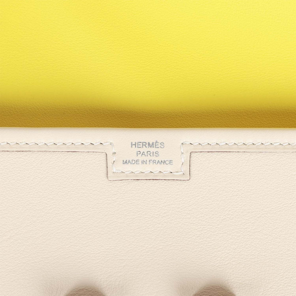 Hermès Jige Elan 29 Verso Matte Lime Alligator and Caramel - 2017, A Bag