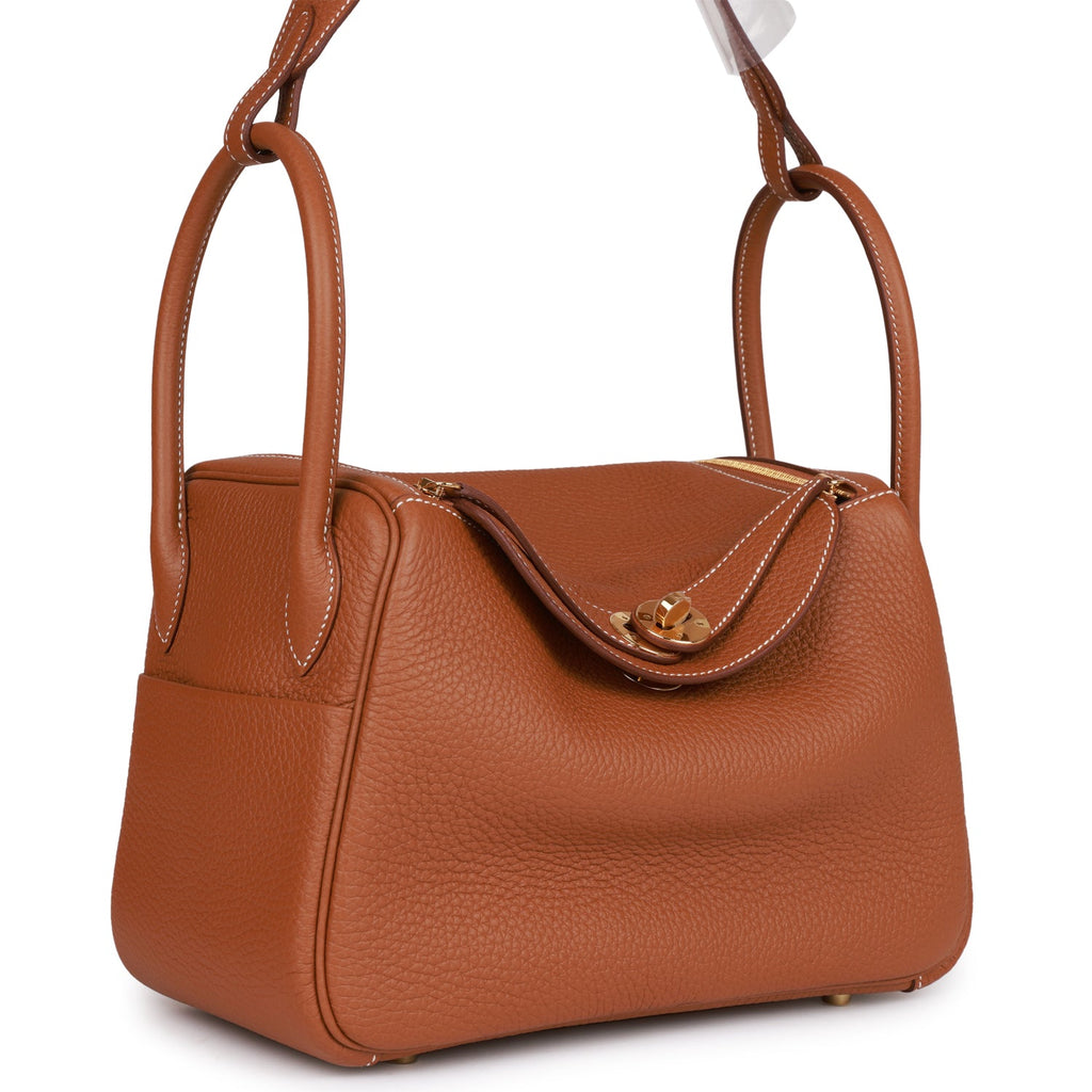 Hermes Lindy 26 Gold Clemence Gold Hardware