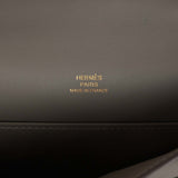 Hermès Kelly Pochette Gris Asphalte Swift With Silver Hardware - AG  Concierge Fzco