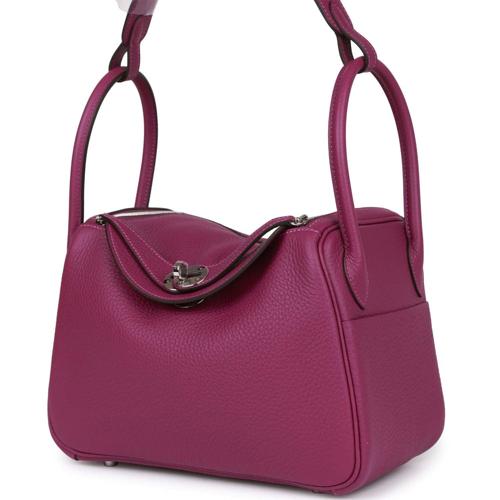 Hermes Lindy 26 Anenome Clemence Palladium Hardware – Madison Avenue Couture