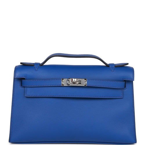 Hermès Pre-owned Kelly 32 Sellier 2way Bag - Blue