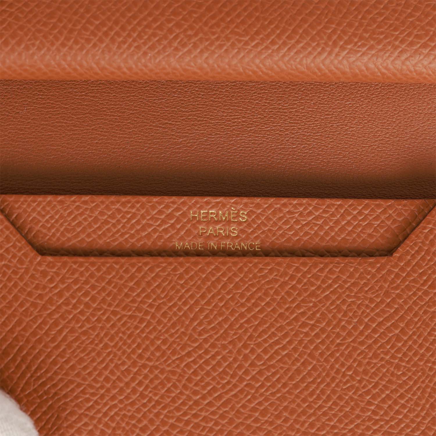 Hermes Bearn Mini Wallet Gold Epsom Gold Hardware – Madison Avenue Couture