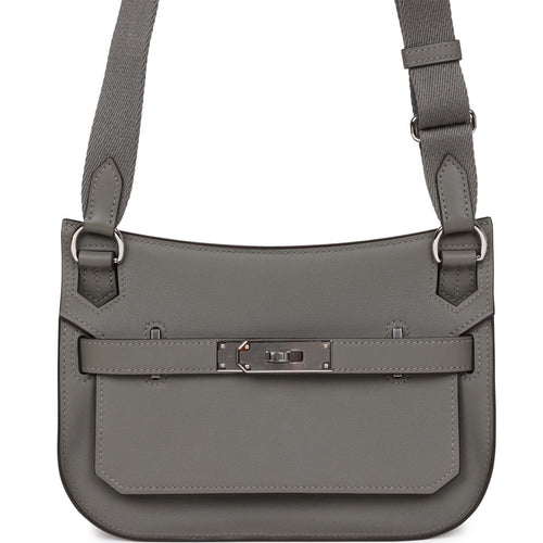 Hermes Jypsiere Mini Gris Meyer Swift Palladium Hardware