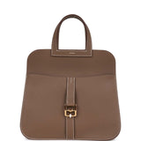 Hermes Halzan 31 Etoupe Clemence Gold Hardware