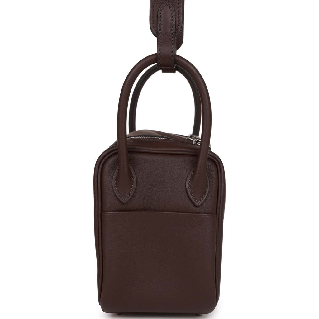 Lindy Mini Shoulder Bag in Clemence Taurillon leather, Gold Hardware