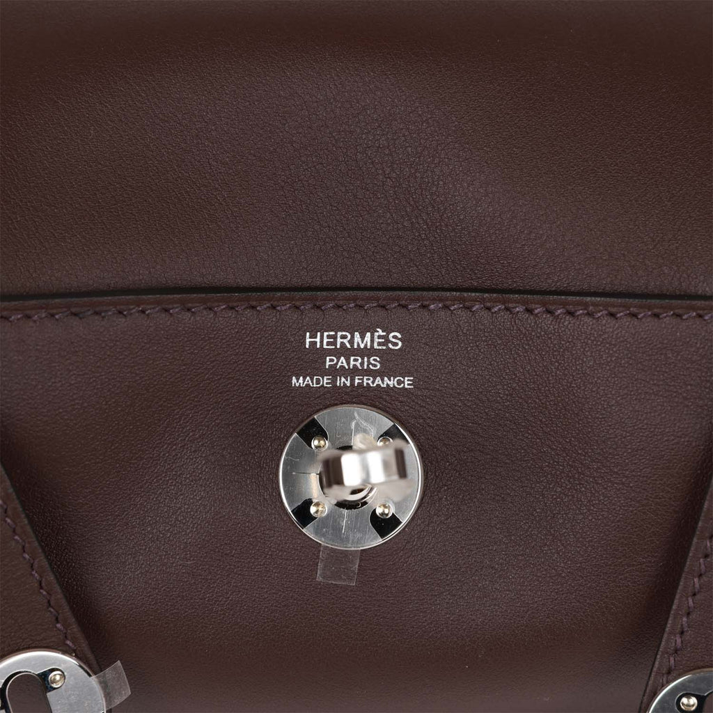 Hermes Mini Lindy Rouge Sellier Verso Swift Palladium Hardware – Madison  Avenue Couture