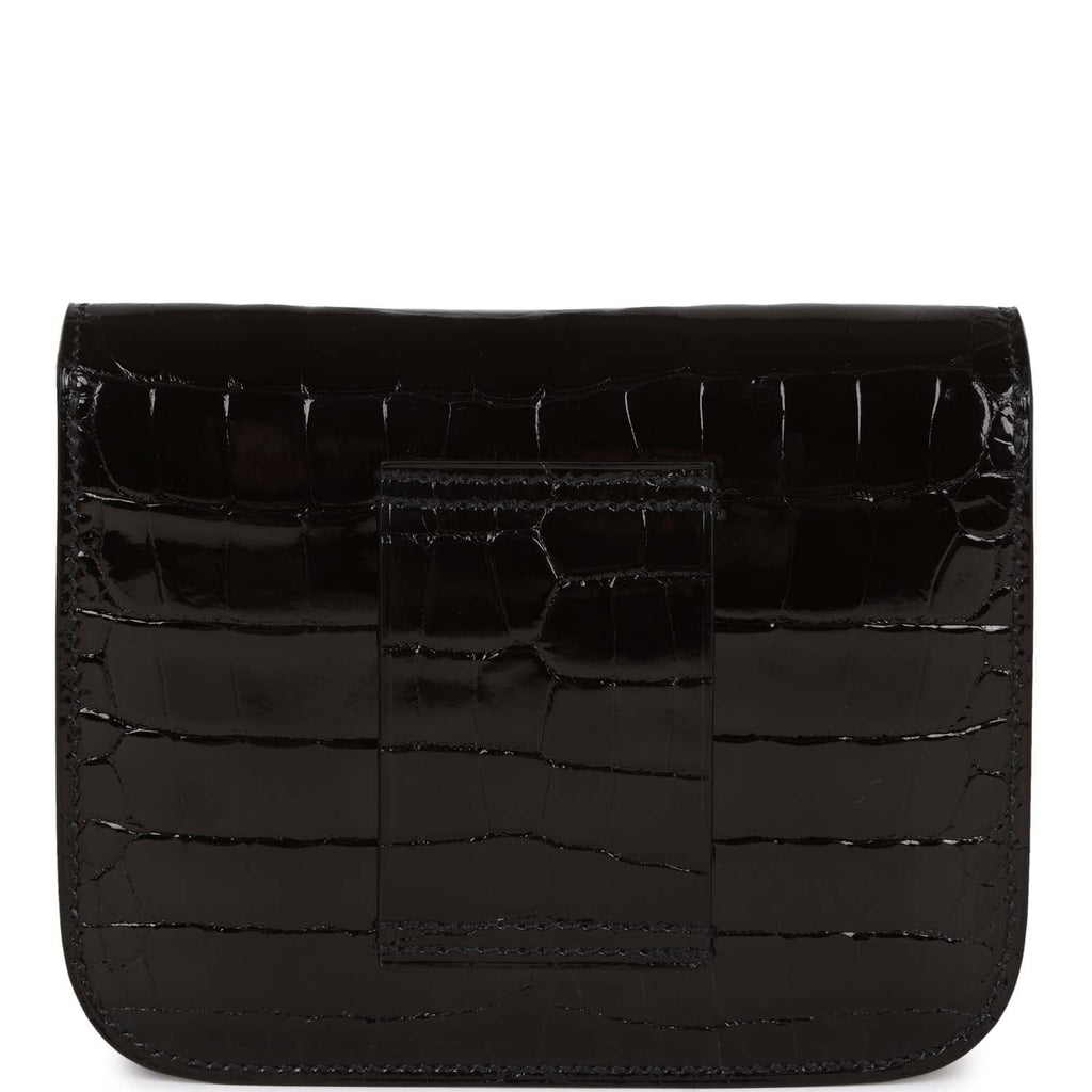 Noir Crocodile Constance Compact Wallet Gold Hardware, 2010, Handbags &  Accessories, 2021