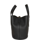 Hermes In-The-Loop 18 Black Clemence and Swift Gold Hardware
