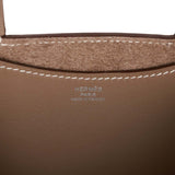 Hermès Gold Clemence and Swift In-The-Loop 18 Palladium Hardware, 2022 (Like New), Womens Handbag