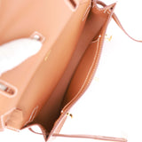 HERMÈS Jypsiere Mini shoulder bag in Mauve Pale Evercolor leather