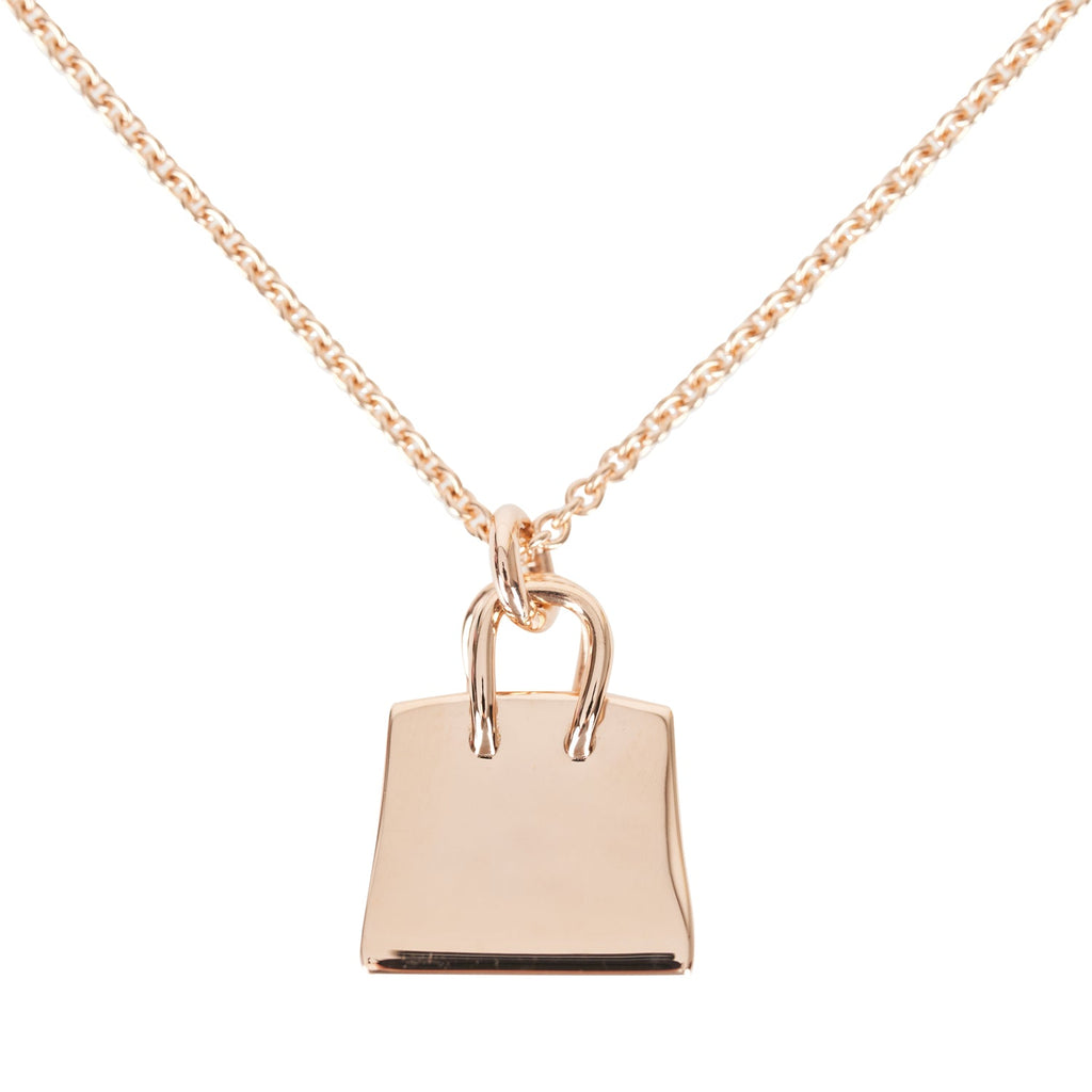 Hermes Birkin Amulette Pendant Bracelet 18K Rose Gold and Diamonds Rose  gold 1620025