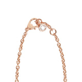 Hermes 18k Rose Gold Diamond Finesse Pendant Bracelet