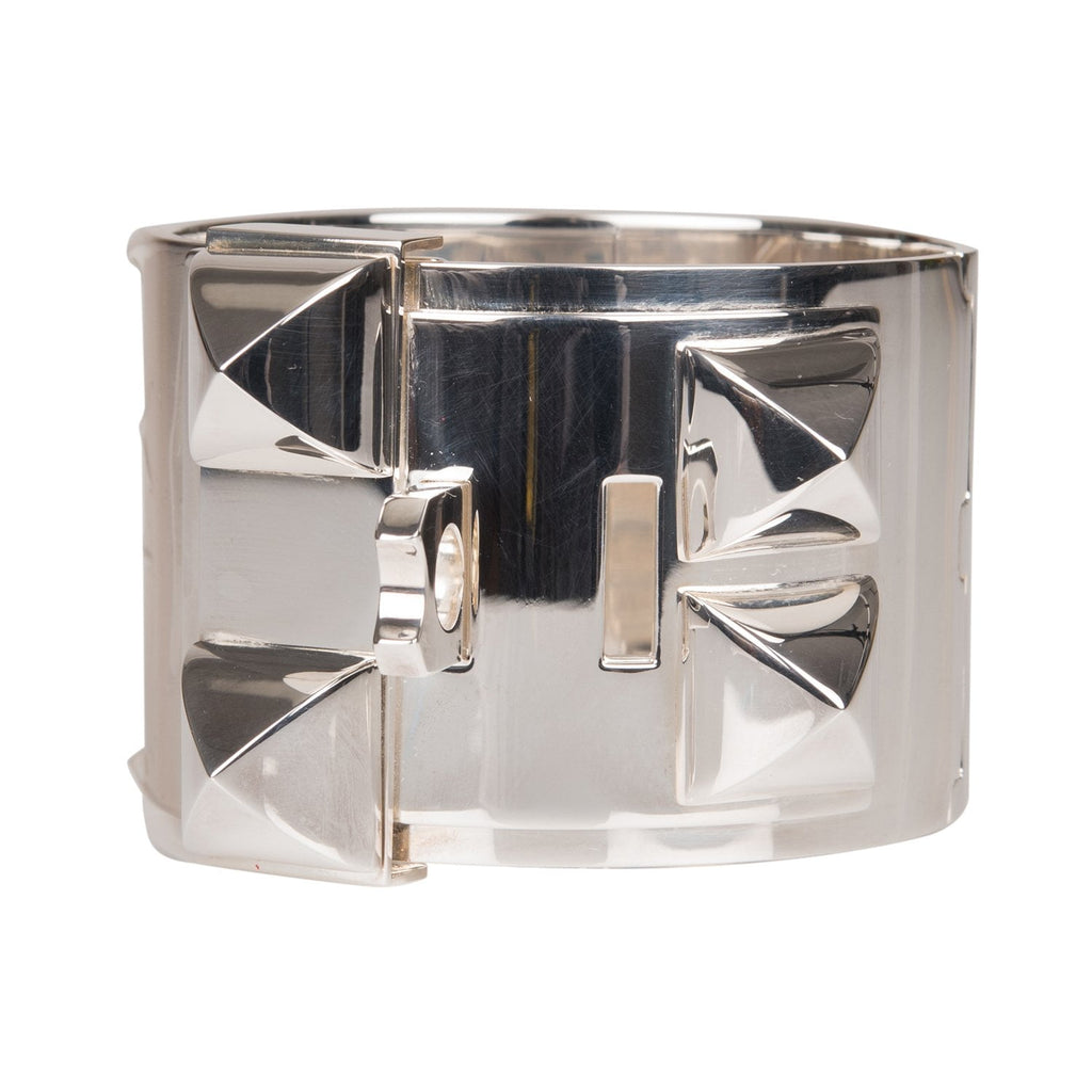 Hermes Sterling Silver Collier De Chien (CDC) Bracelet - ST