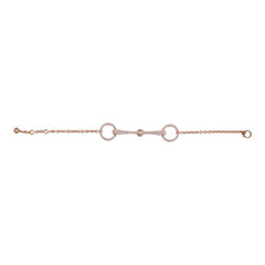 Hermes Filet d'Or Very Small Bracelet Diamonds and 18k Rose Gold Diamond