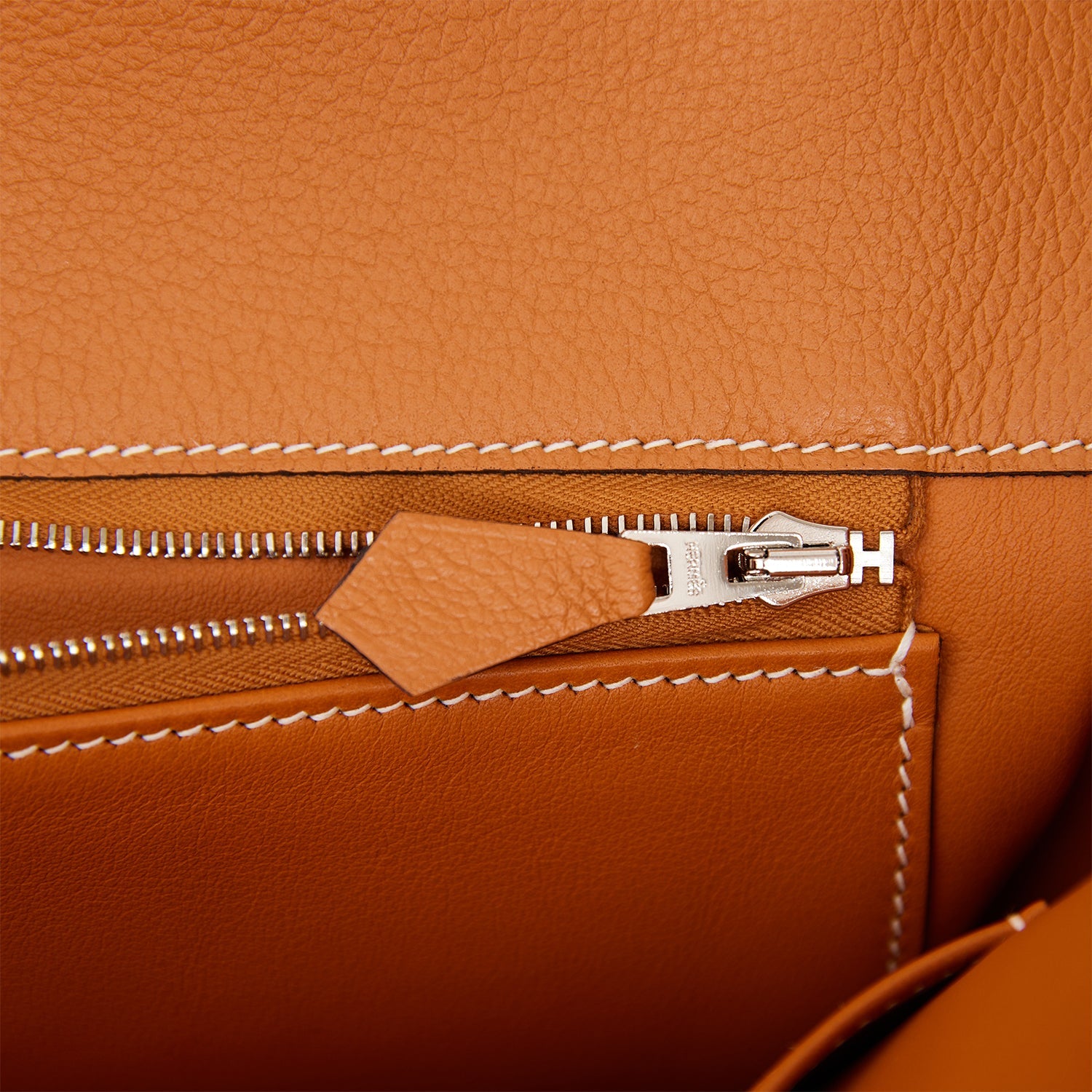 Hermes Kelly Relax Voyage 50 Toffee Togo Palladium Hardware – Madison ...