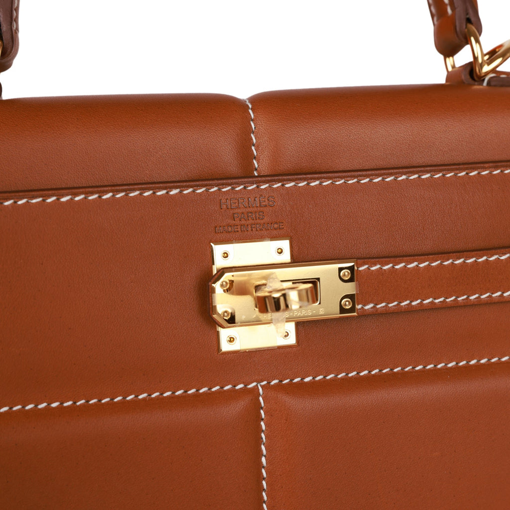 Hermes Kelly Sellier 25 Fauve Barenia Gold Hardware – Madison Avenue Couture