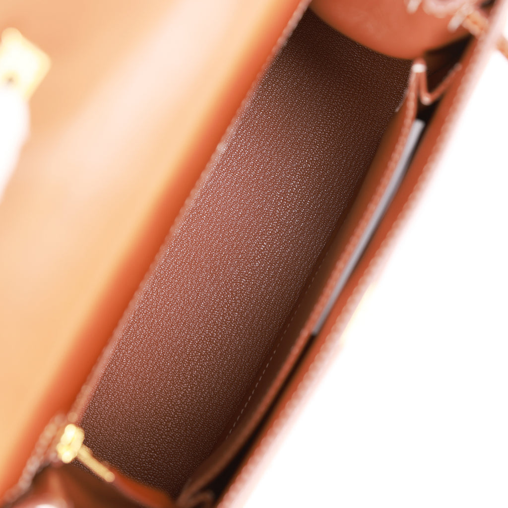 Hermes Kelly Sellier 25 Fauve Barenia Gold Hardware – Madison