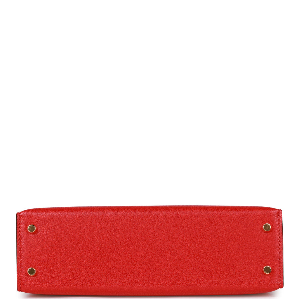 Hermes Kelly 28 Casaque Sellier Bag Rouge de Coeur / Rose Extreme Limited  Edition• MIGHTYCHIC • 