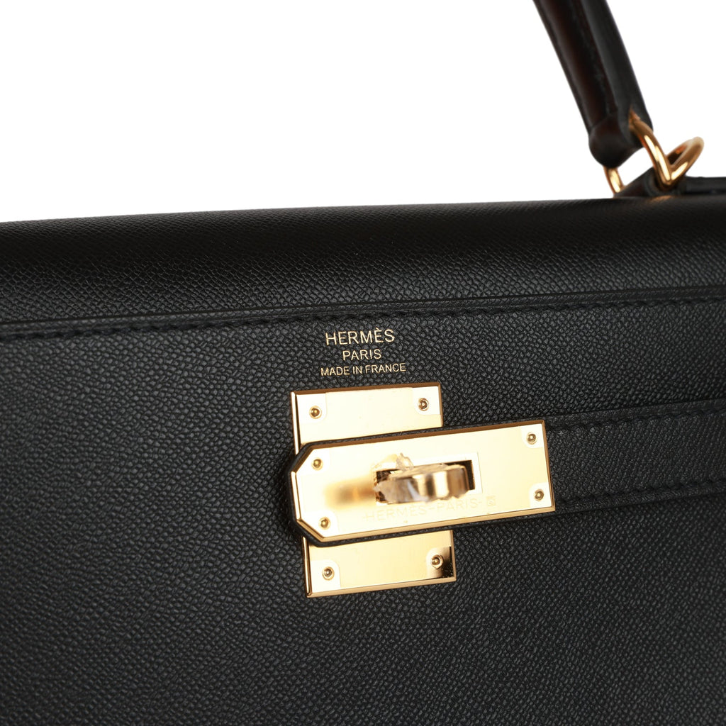 Hermes Kelly Sellier 28 Gold Madame Gold Hardware – Madison Avenue Couture