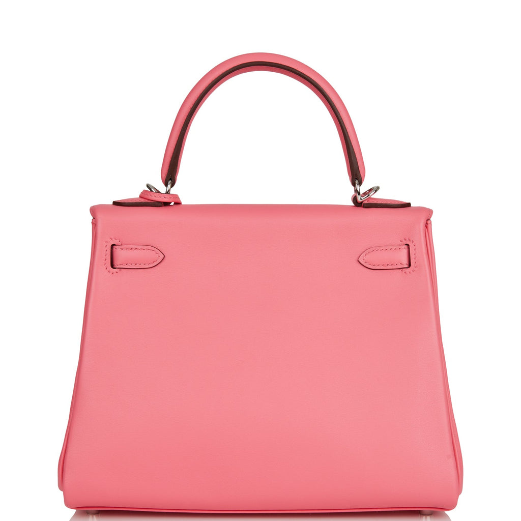 HERMES Swift Kelly Retourne 25 Rose Azalee 1281726