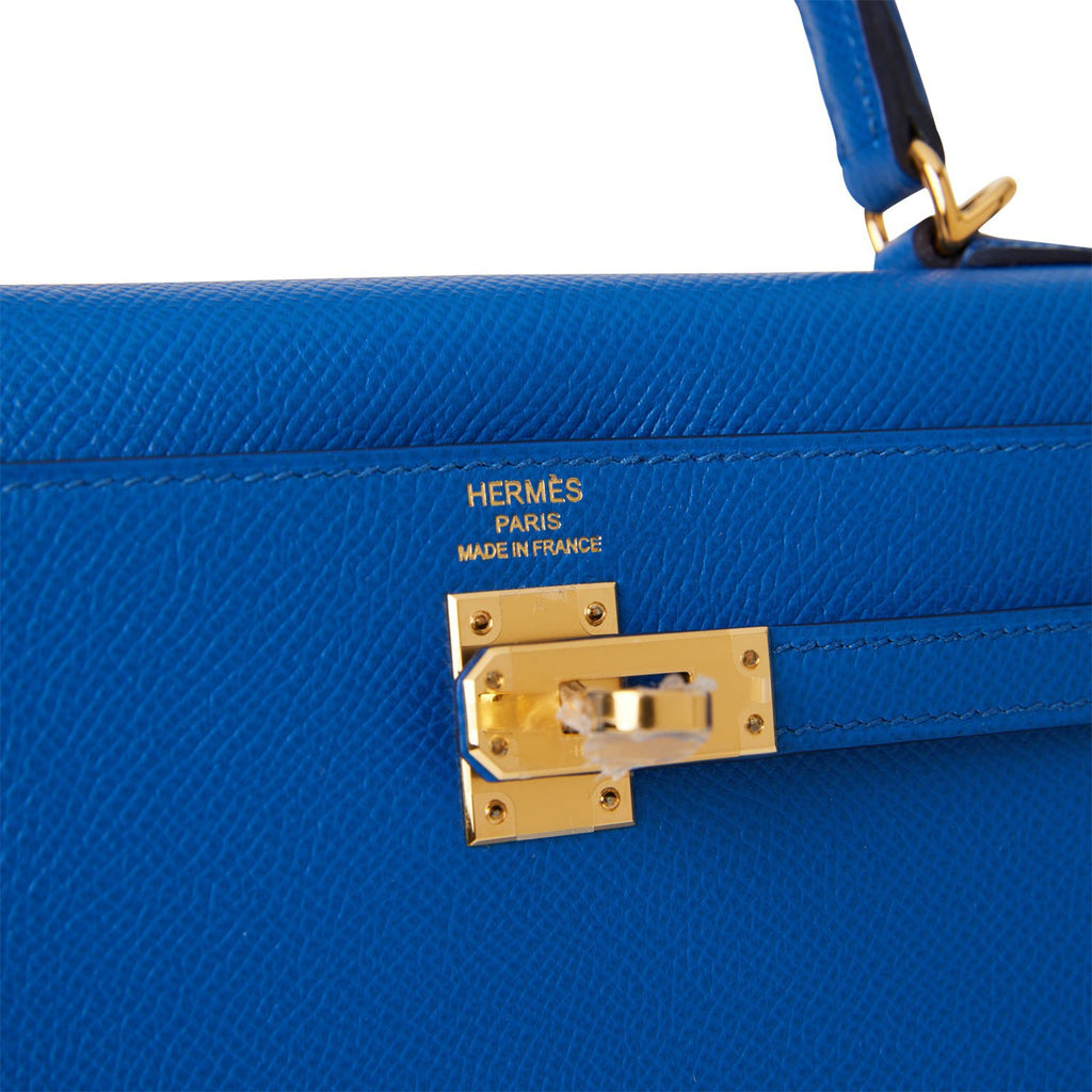 Brand New Hermes Kelly 25 Deep Blue epsom GHW Sold – Ruelamode